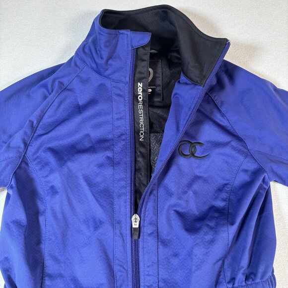 Zero Restriction Jacket Womens XS BlueFull Zip Golf Athleisure Long-sleeve Vent - Picture 5 of 9
